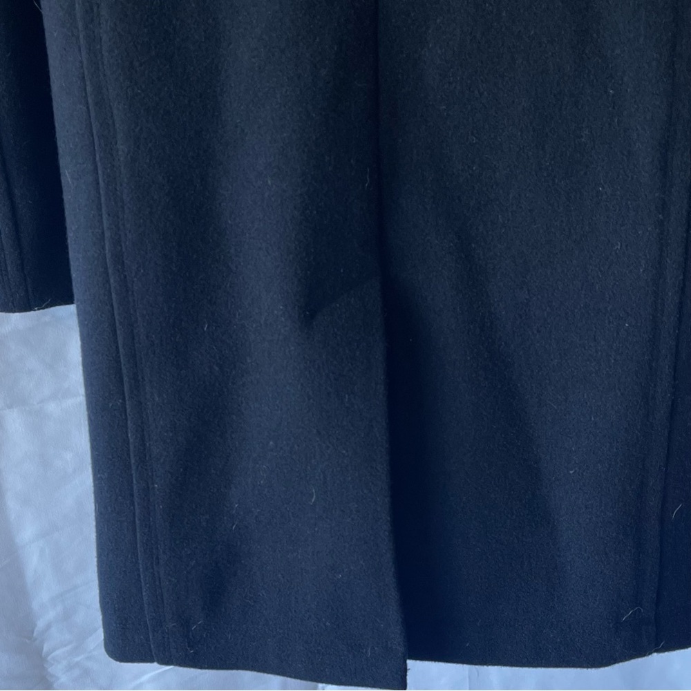 REISS Wool Blend Asymmetrical Zipper Coat - Picture 10 of 14